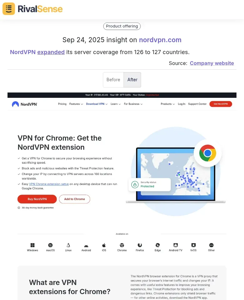 NordVPN Server Expansion
