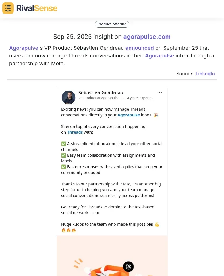 Agorapulse Insight