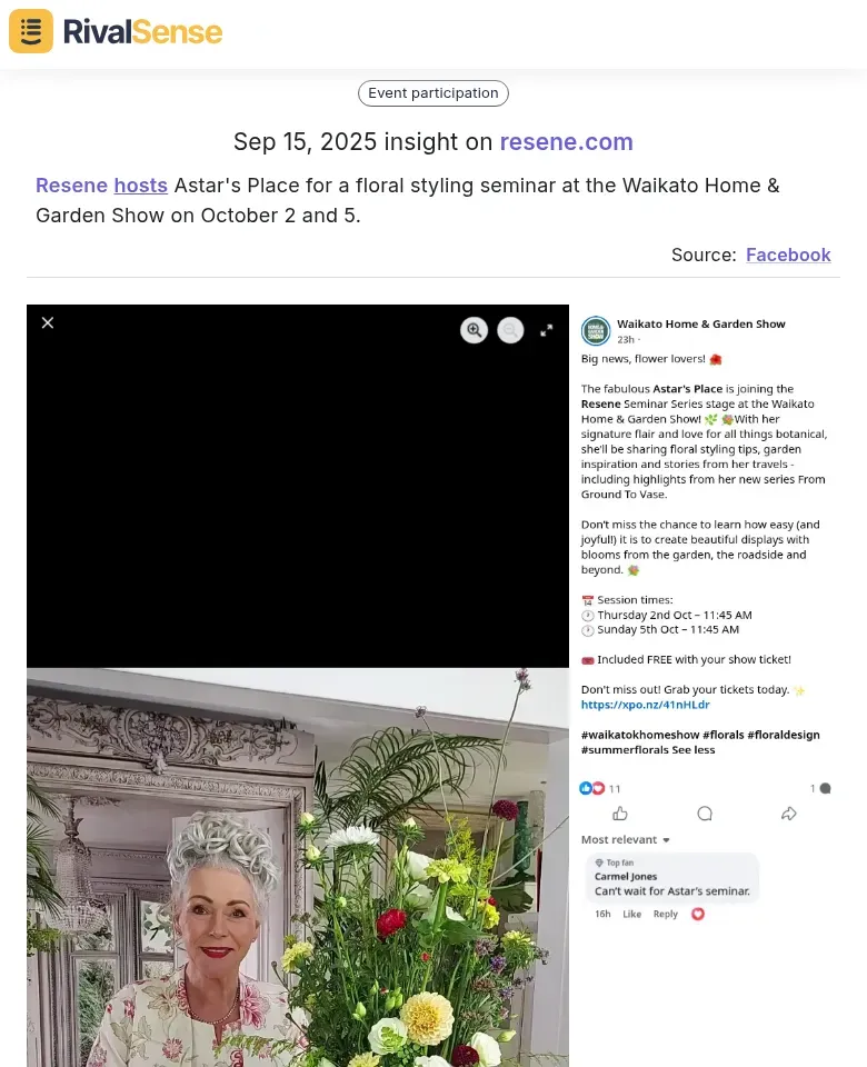 Resene Floral Styling Seminar