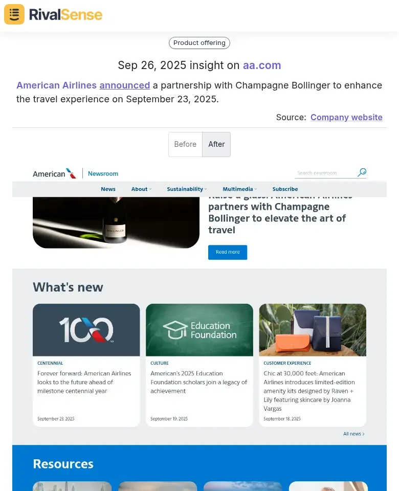 American Airlines Partnership