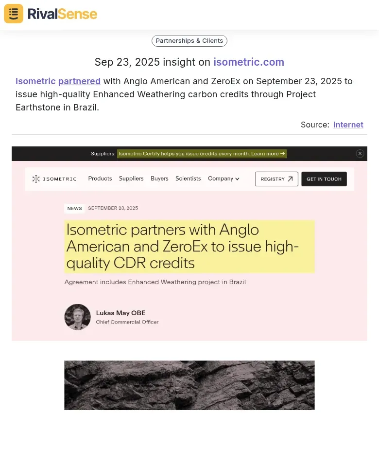 Isometric Partnership Insight