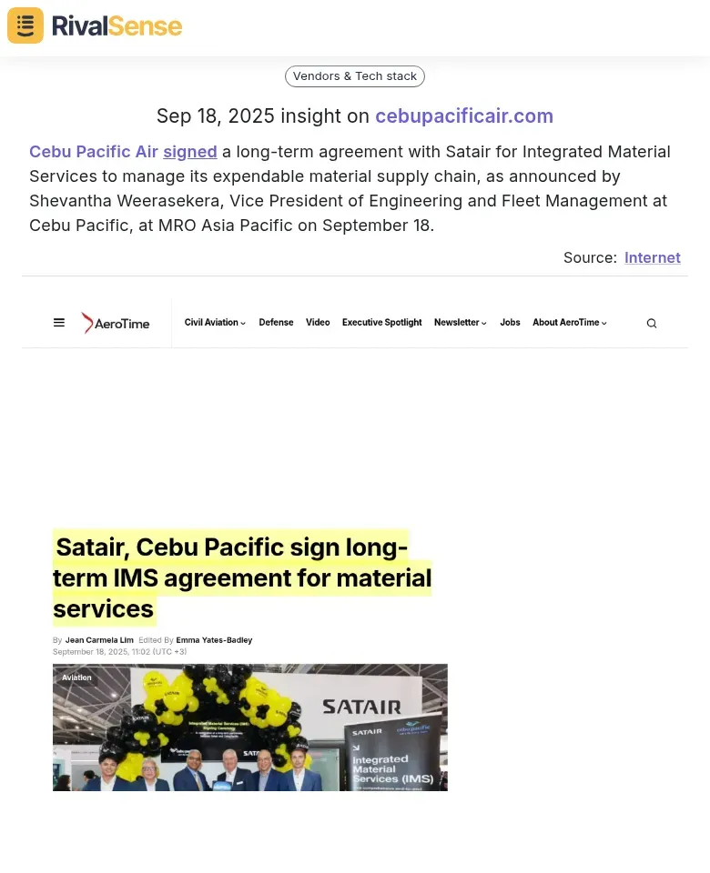 Cebu Pacific Partnership