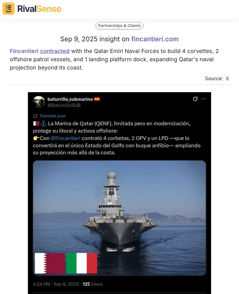 Fincantieri Contract