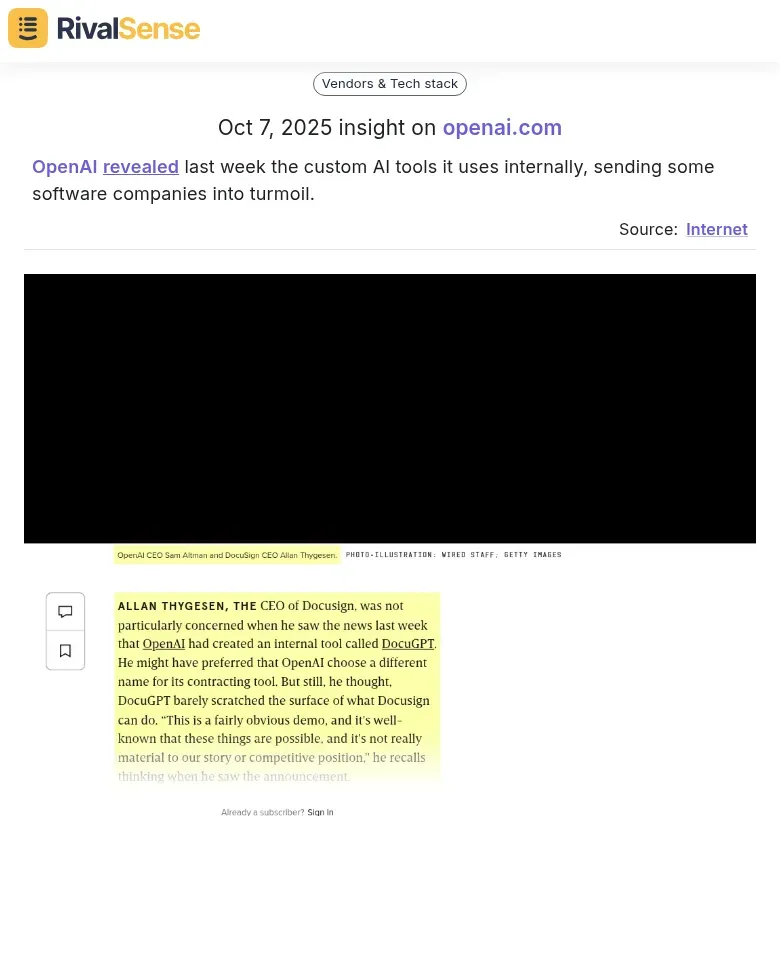 OpenAI Internal Tools Insight