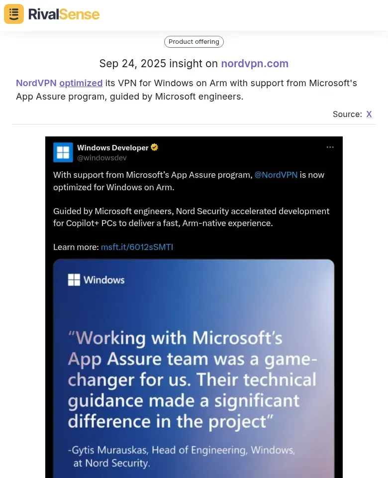NordVPN Microsoft Collaboration