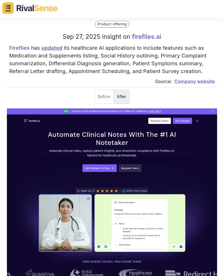 Fireflies Healthcare Update