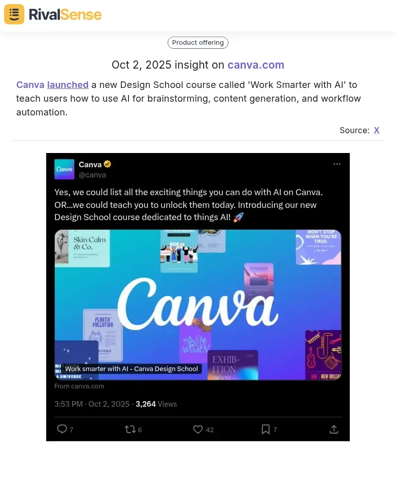 Canva AI Course Launch