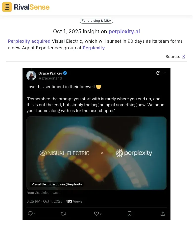 Perplexity Acquisition Insight