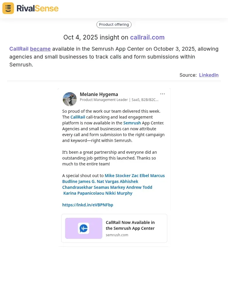 CallRail Insight