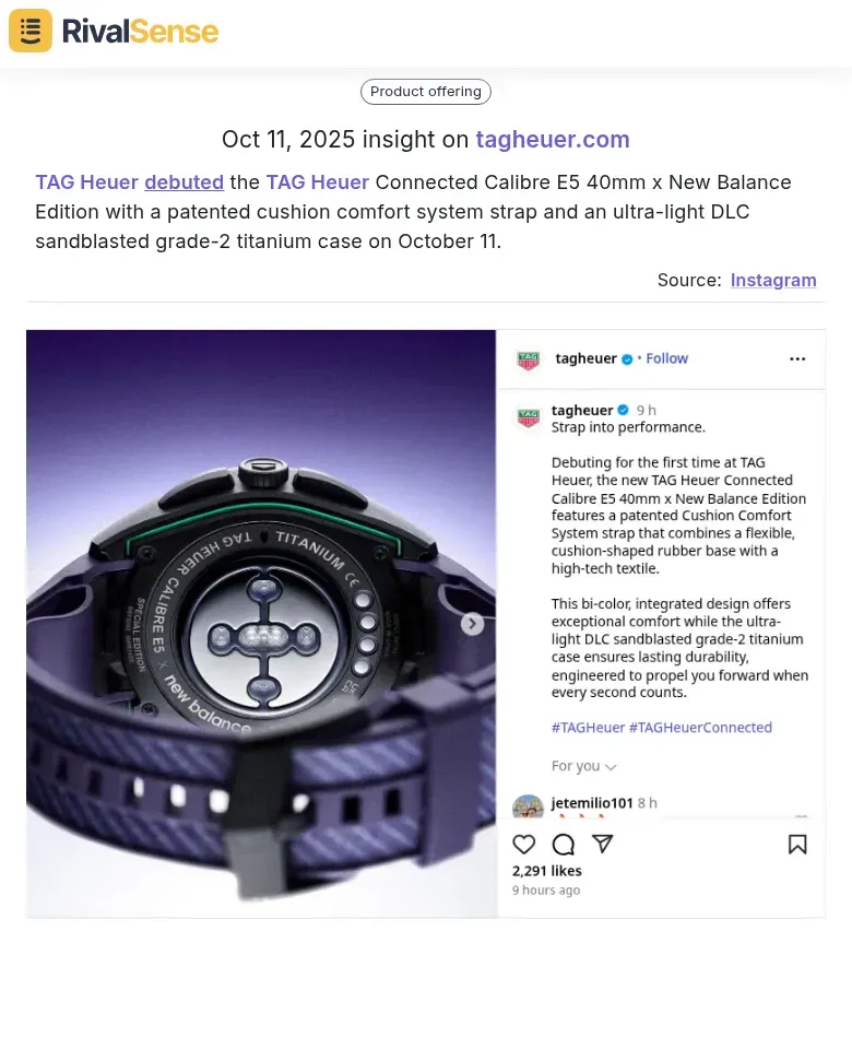 TAG Heuer Premium Launch