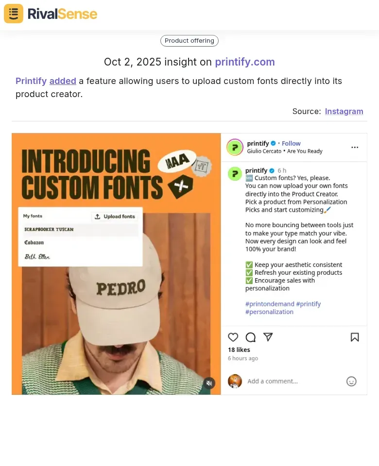 Printify Feature Update