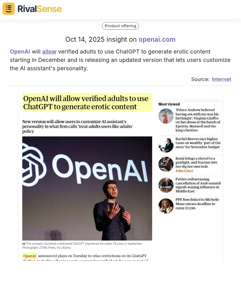 OpenAI Customization Insight