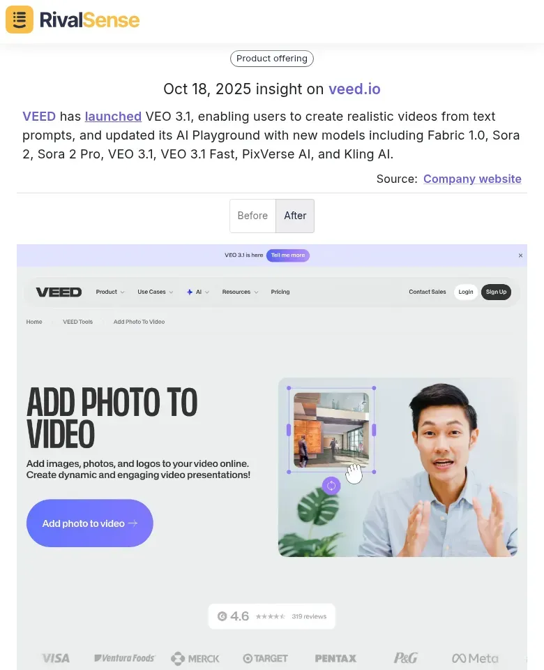 VEED VEO 3.1 Launch