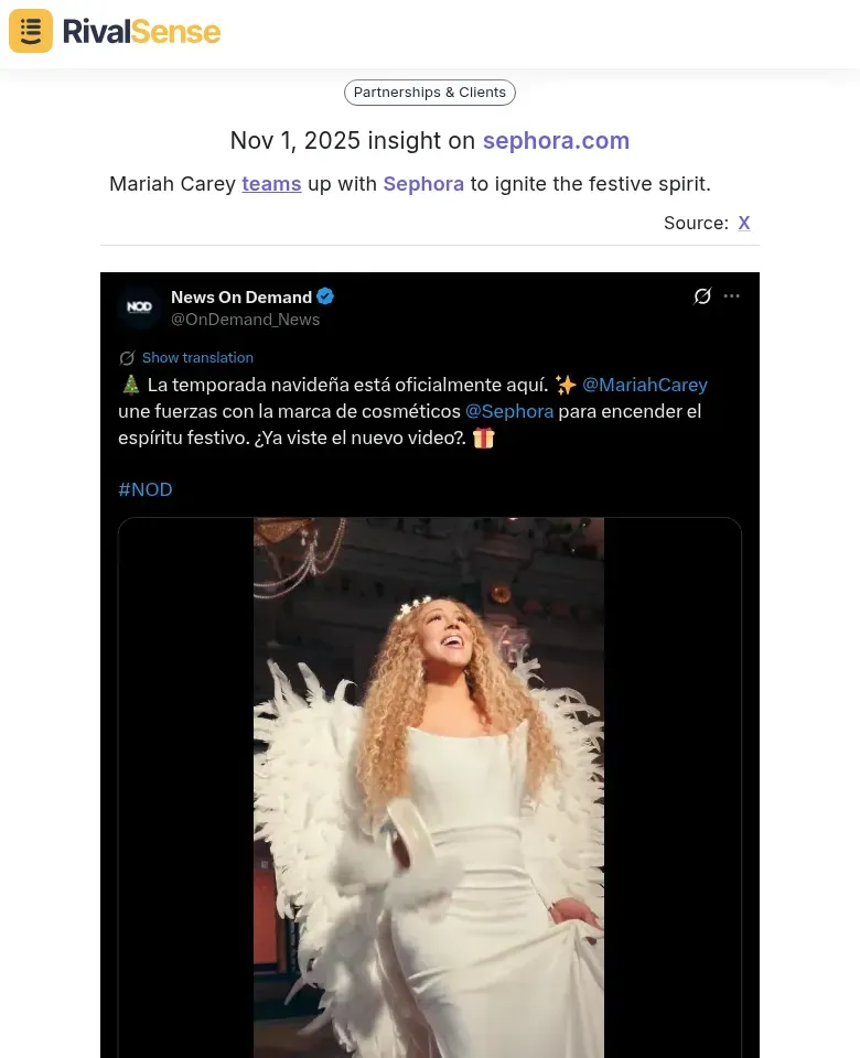 Mariah Carey Sephora Partnership