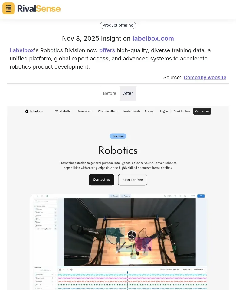 Labelbox Robotics Enhancement