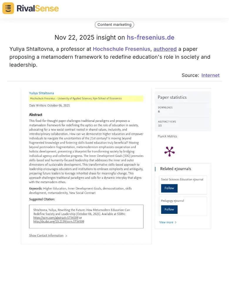 Yuliya Shtaltovna Metamodern Framework