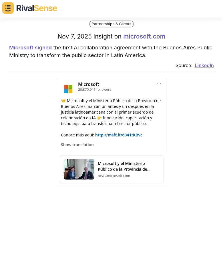 Microsoft AI Collaboration