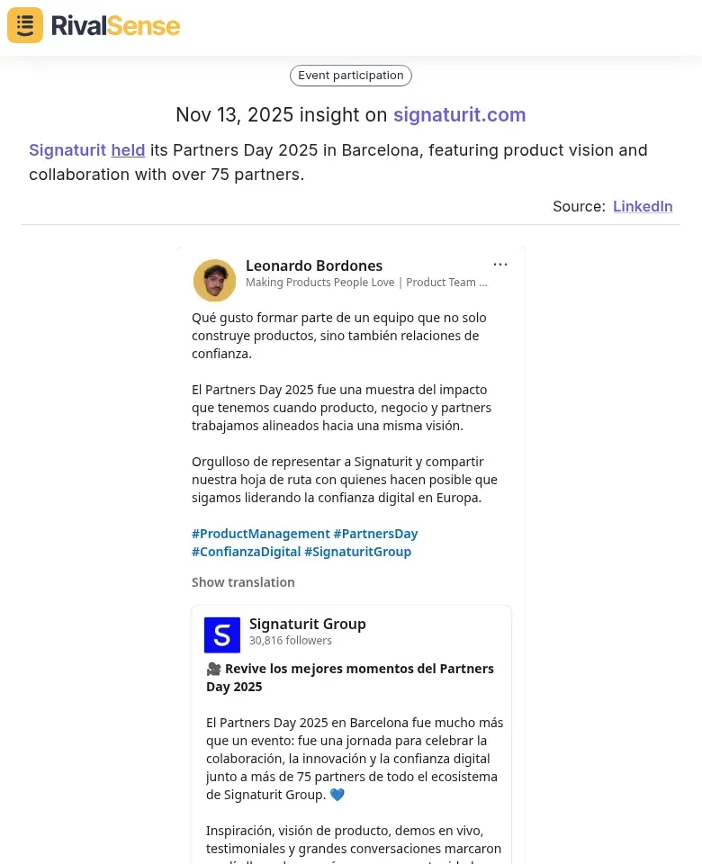 Signaturit Partners Day 2025