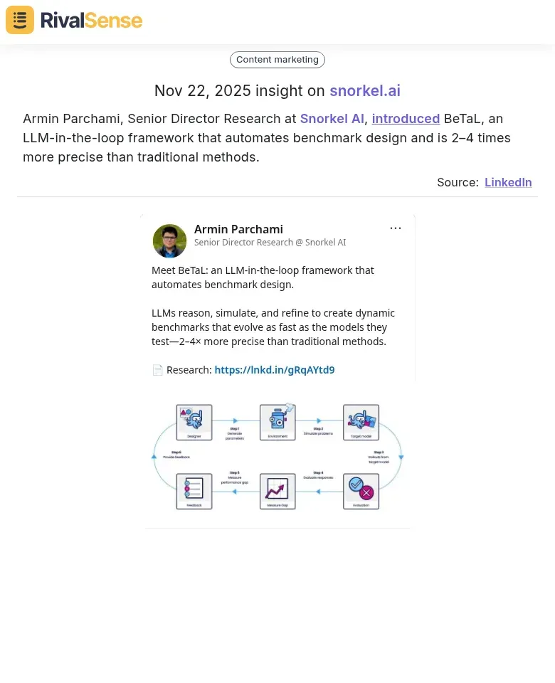 Armin Parchami introduced BeTaL