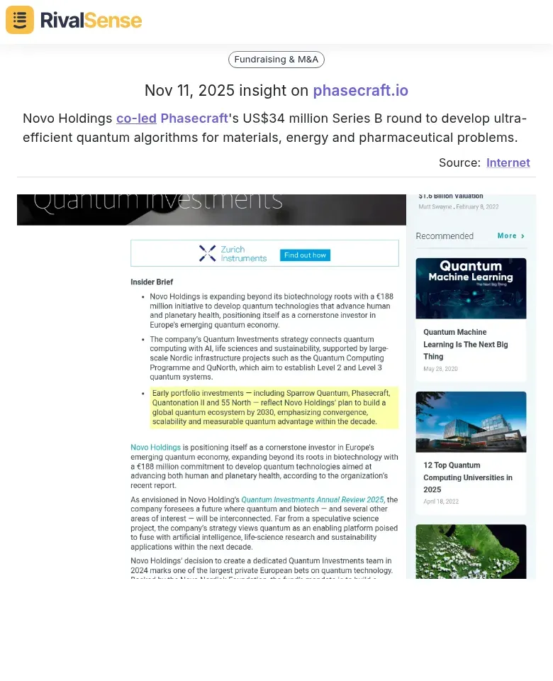 Novo Holdings Insight