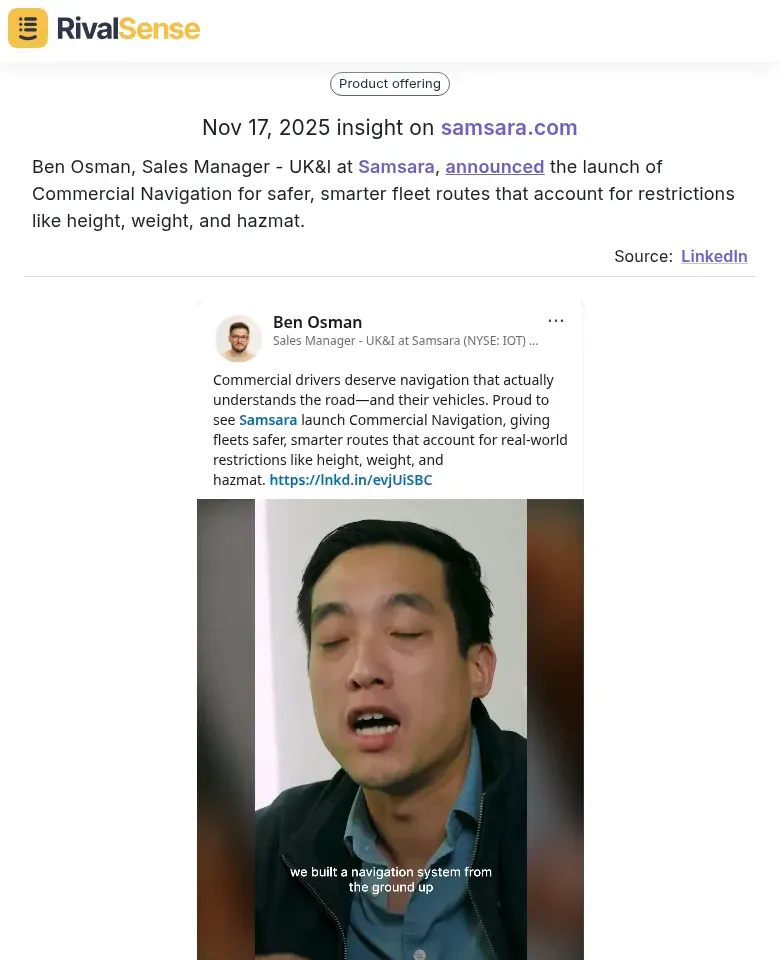 Commercial Navigation Launch