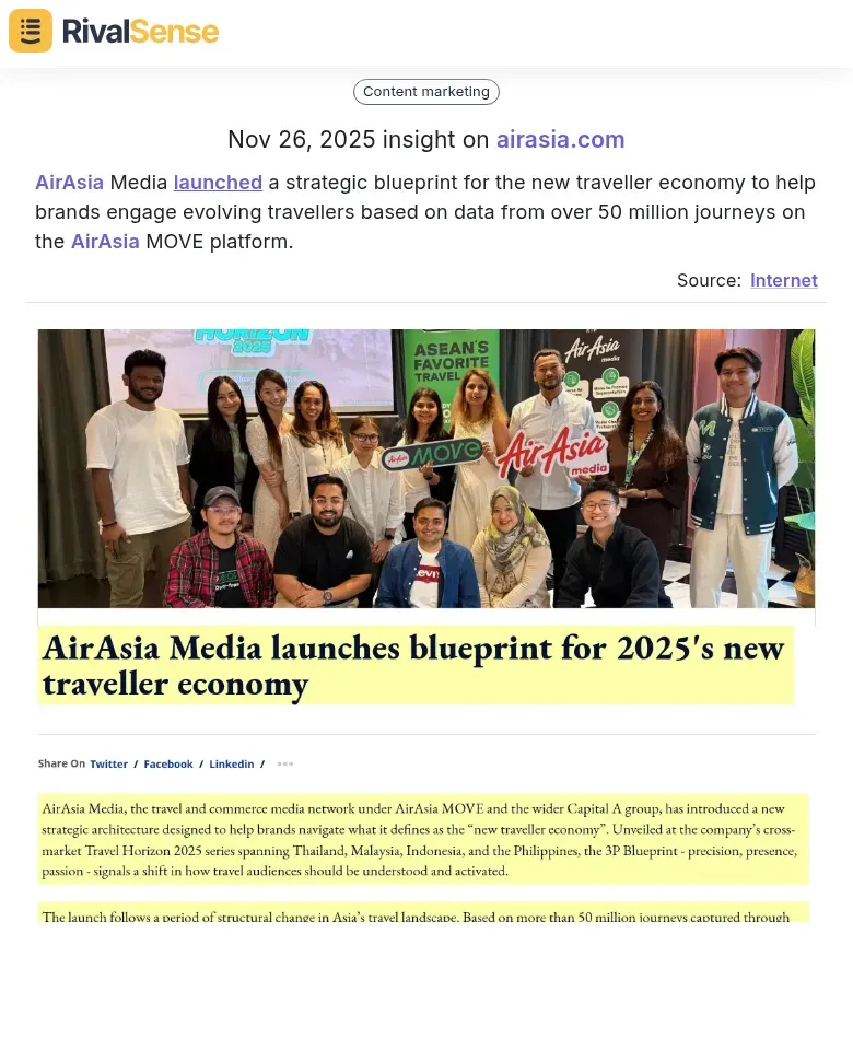 AirAsia Media Insight