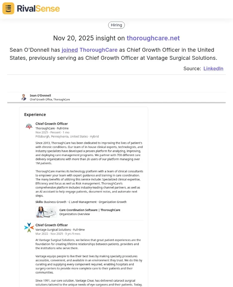 Sean O'Donnell Insight