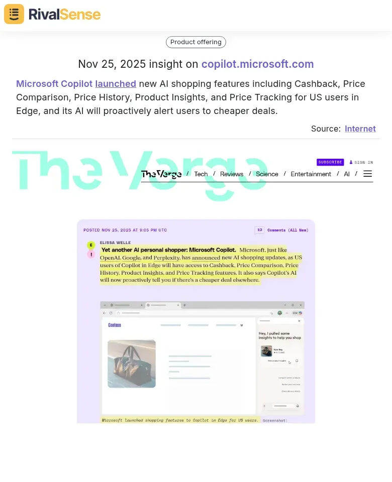 Microsoft Copilot AI Shopping Features