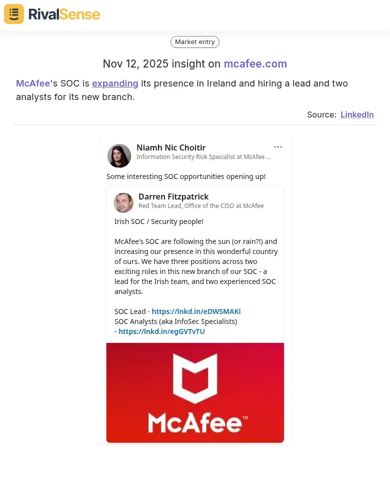 McAfee Expansion