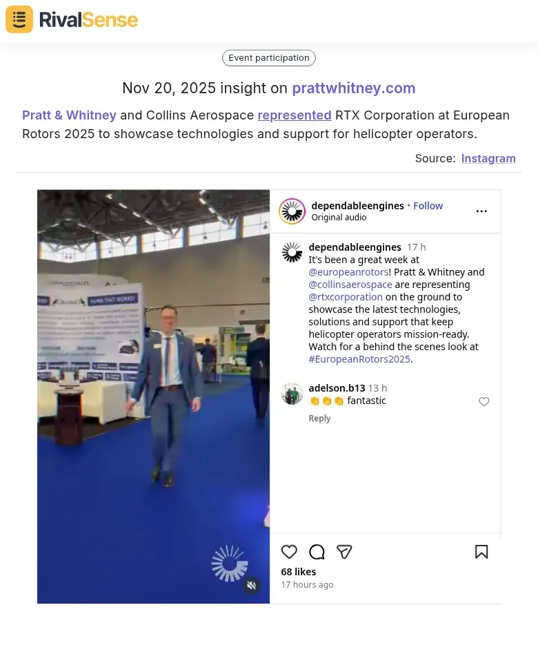 Pratt & Whitney at European Rotors