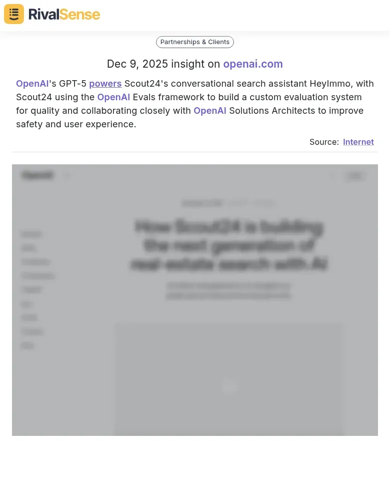 OpenAI GPT-5 Powers Scout24's HeyImmo