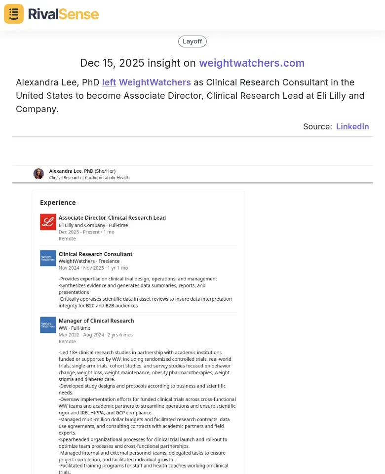 Alexandra Lee's Career Move