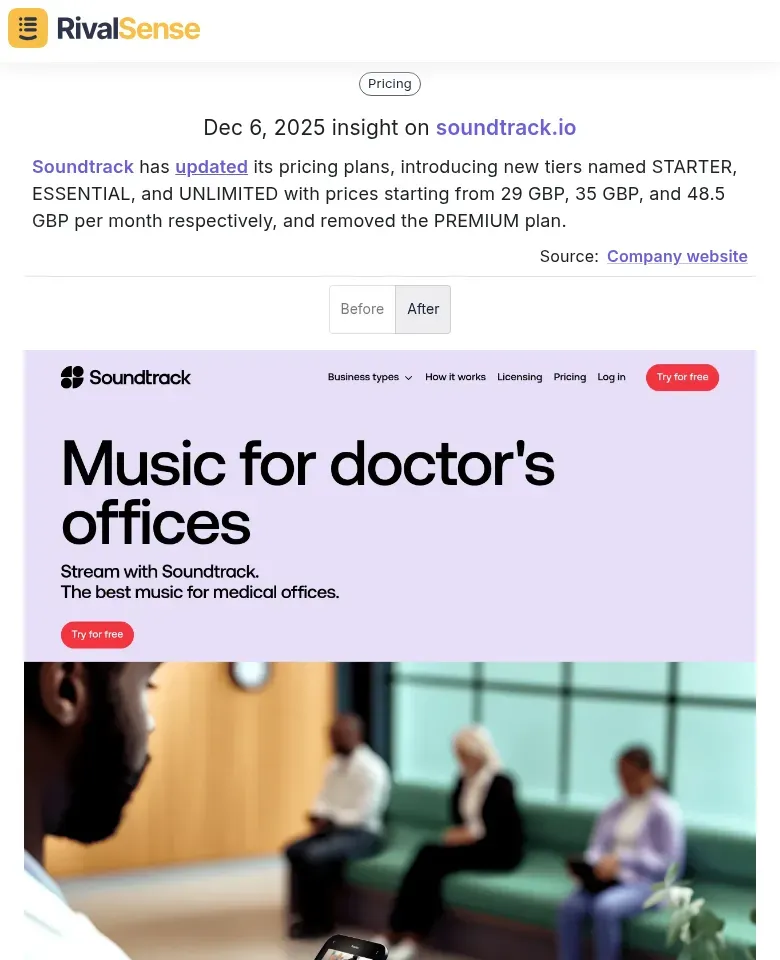 Soundtrack pricing plan update