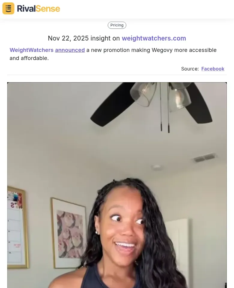 WeightWatchers promotion