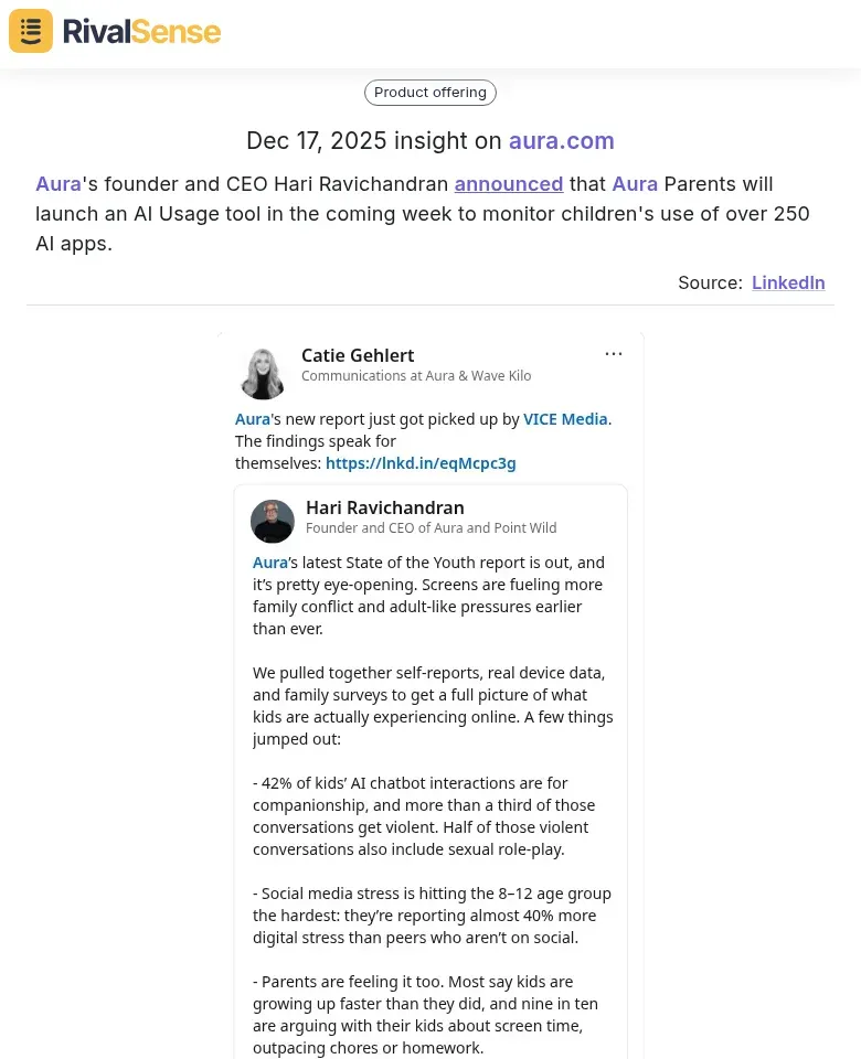 Aura AI Tool Announcement