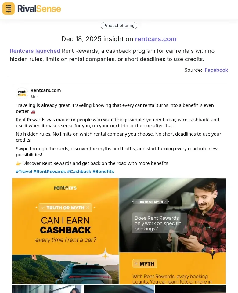 Rentcars Rent Rewards