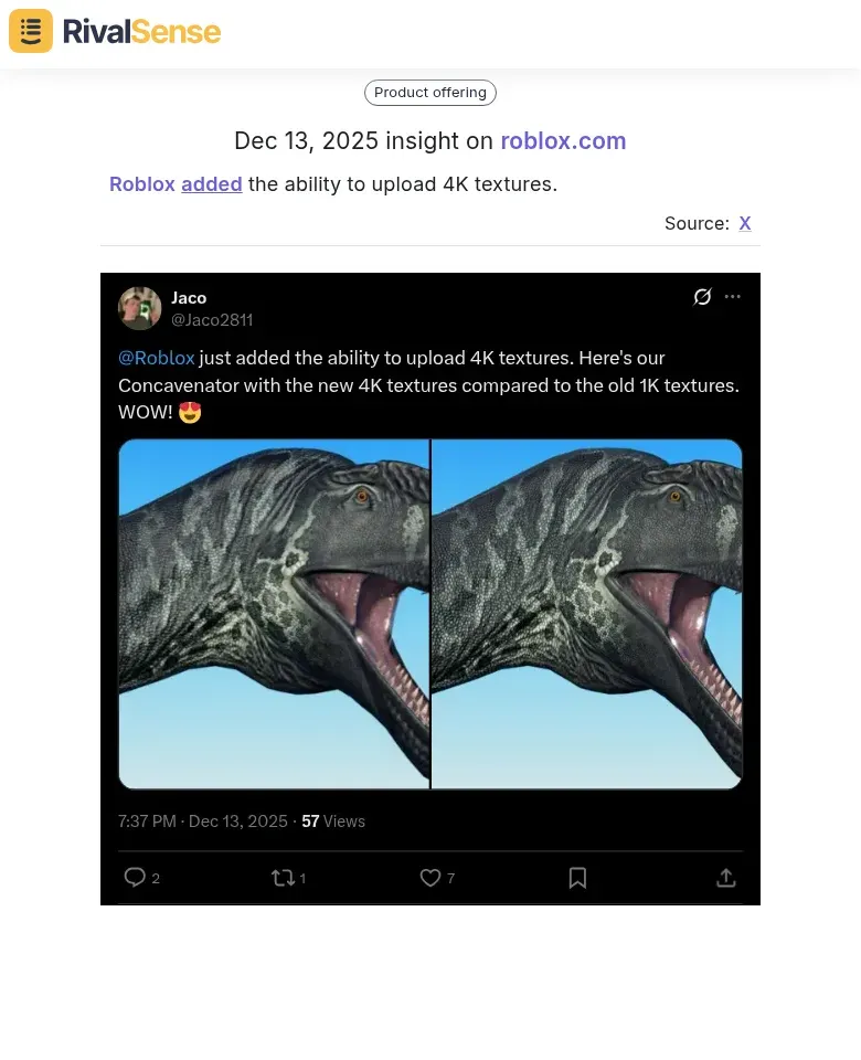 Roblox 4K Texture Example