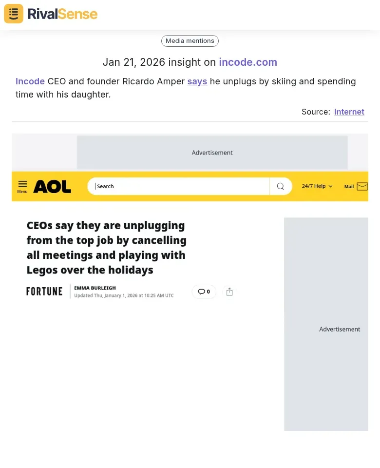 Incode CEO Ricardo Amper