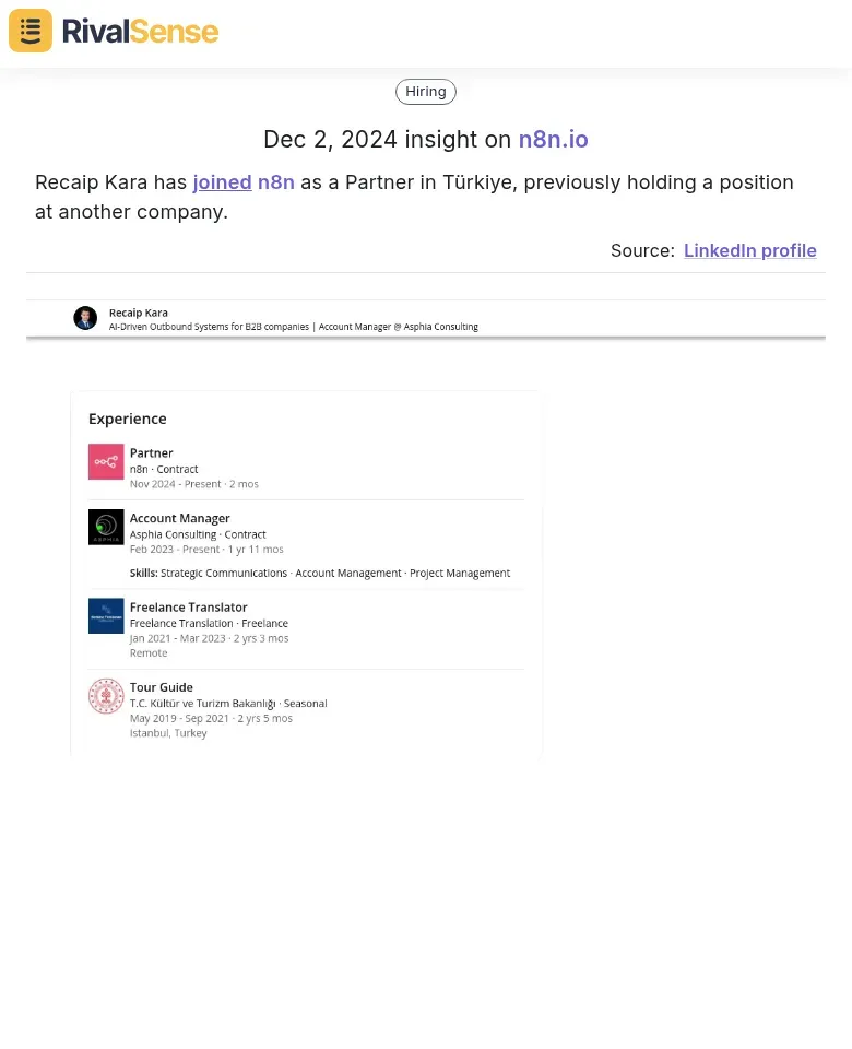 n8n partnership insight