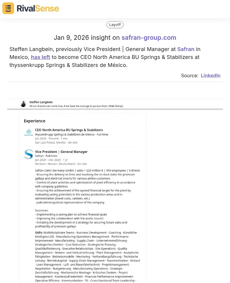 Steffen Langbein's move