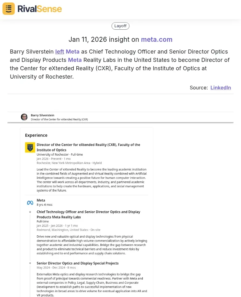 Barry Silverstein Departure Insight
