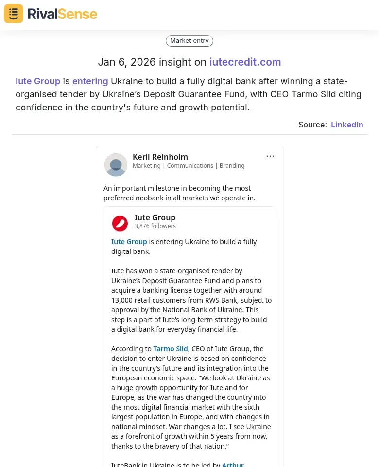 Iute Group expansion insight