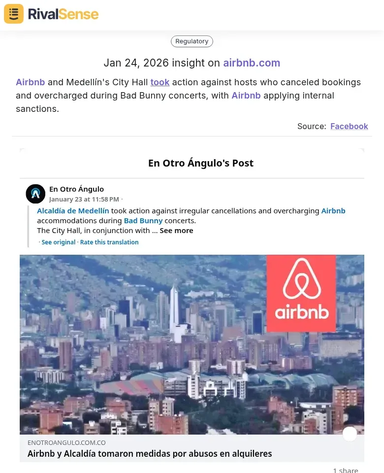 Airbnb action insight