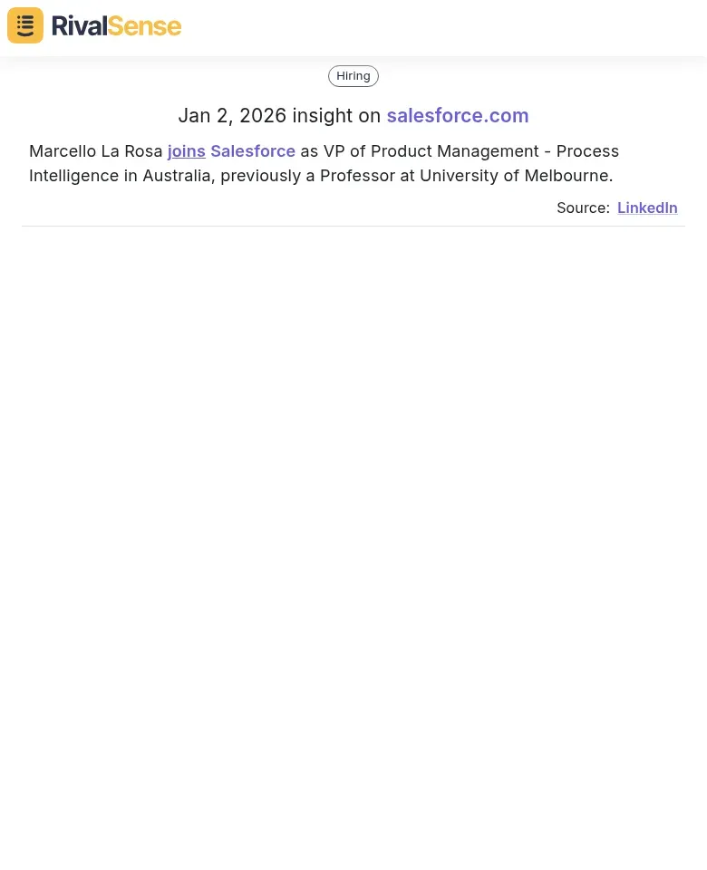 Marcello La Rosa insight