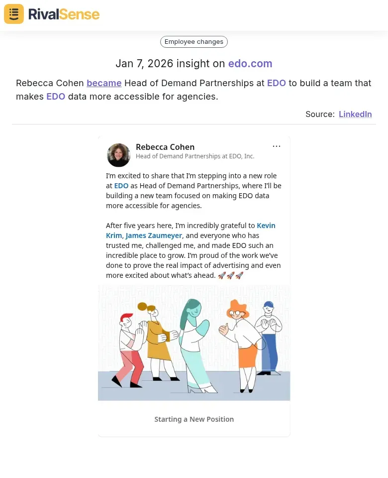 Rebecca Cohen at EDO