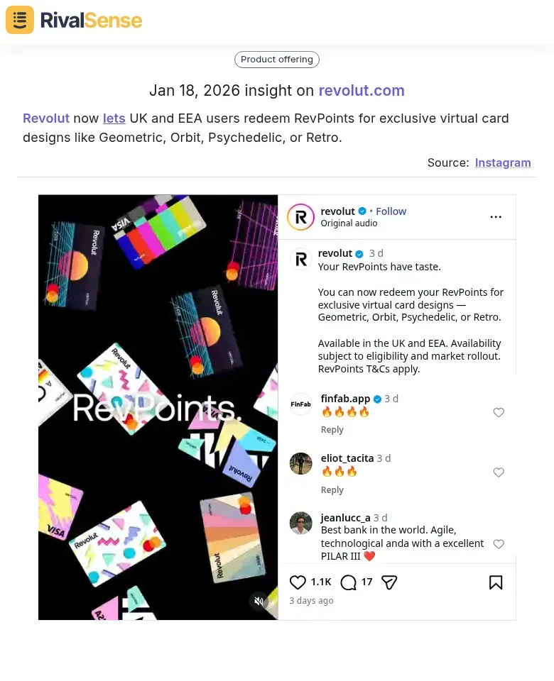 Revolut Virtual Card Designs