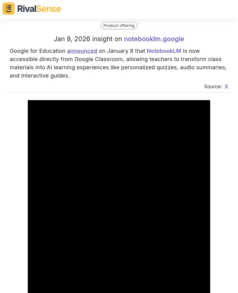 Google NotebookLM Integration