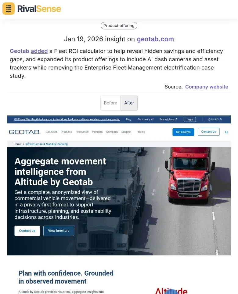 Geotab Fleet ROI Calculator