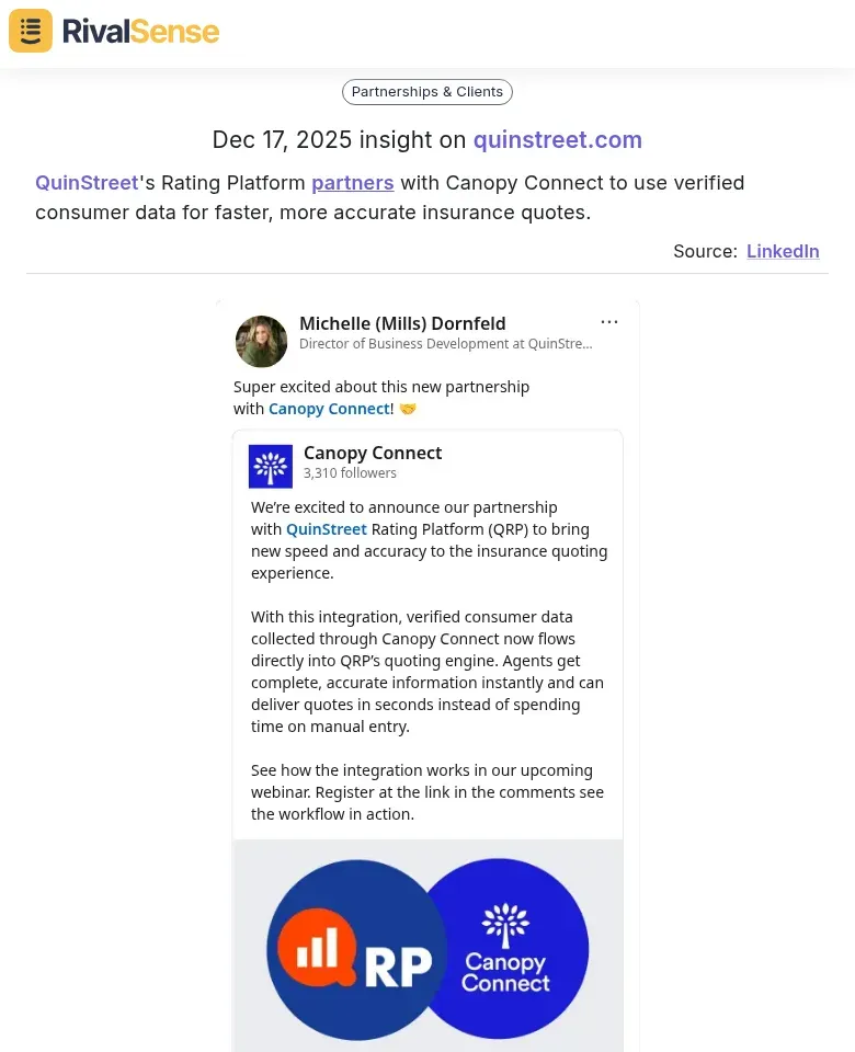 QuinStreet Partnership