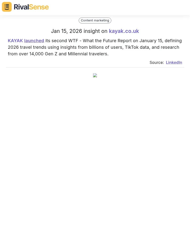 KAYAK WTF Report 2026